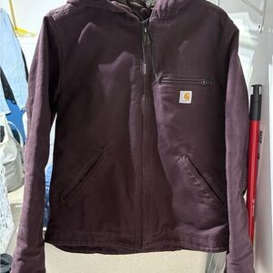 Carhartt Dark Purple Hooded Jacket